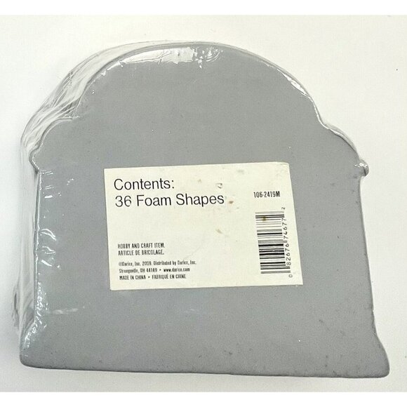 DARICE 36pc FOAMIES It's So Spooky Plain + Glitter 5.5" Halloween TOMBSTONES NIP - Picture 2 of 3